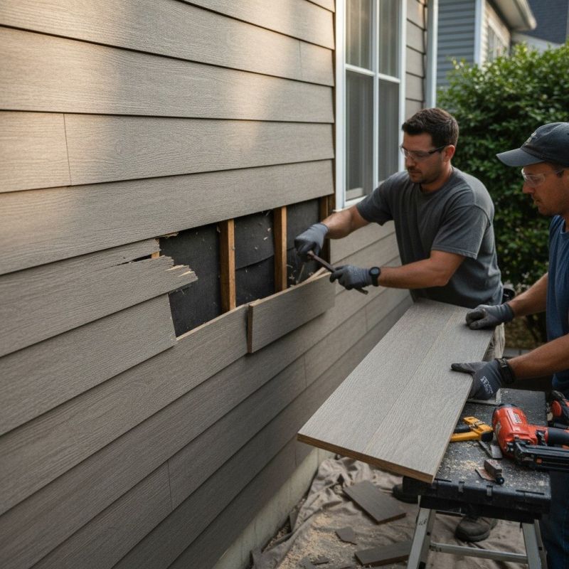 Local Exterior Wood Trim Repair pros at work